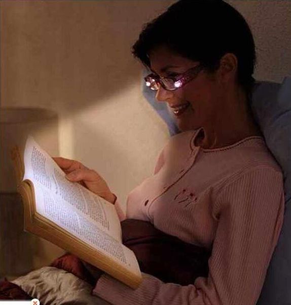 

magnet hung around,led light portable detachable optics presbyopic reading glasses women men,reader in night