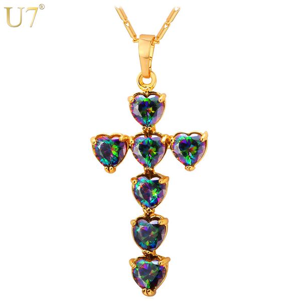 unique Zirconia Cross Necklace Platinum / 18K Real Gold Plated Fashion Jewelry Trendy Necklaces & Pendants Women Heart Jewelry P797
unique Zirconia Cross Necklace Platinum / 18K Real Gold Plated Fashion Jewelry Trendy Necklaces & Pendants Women Heart Jewelry P797