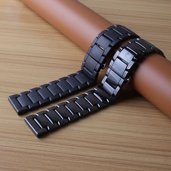 longer watchband fit wrist watch men hours watch band strap bracelet black polished unpolished ceramic accessories beautiful 22mm promotion, Black;brown
longer watchband fit wrist watch men hours watch band strap bracelet black polished unpolished ceramic accessories beautiful 22mm promotion, Black;brown