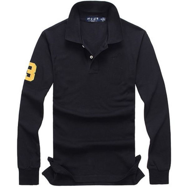 wholesale autumn and winter new high-quality 100% cotton fashion long-sleeved casual men's polo shirt long sleeve znep, White;black
wholesale autumn and winter new high-quality 100% cotton fashion long-sleeved casual men's polo shirt long sleeve znep, White;black