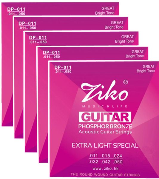 5sets/lot ziko 011-050 acoustic guitar strings musical instruments accessories guitar parts wholesale
5sets/lot ziko 011-050 acoustic guitar strings musical instruments accessories guitar parts wholesale