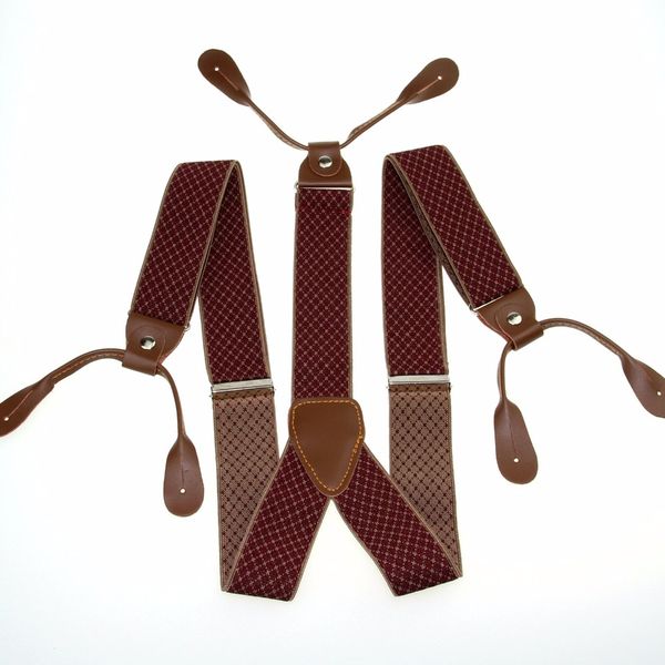wholesale- men's adjustable 6 buttons holes elastic suspenders plaid braces 3.5cm width bd773, Black;white
wholesale- men's adjustable 6 buttons holes elastic suspenders plaid braces 3.5cm width bd773, Black;white