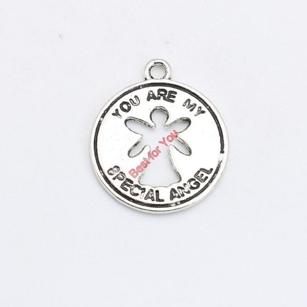 antique silver plated you are my special angel charms pendant bracelet necklace jewelry making diy handmade 21x18mm, Bronze;silver
antique silver plated you are my special angel charms pendant bracelet necklace jewelry making diy handmade 21x18mm, Bronze;silver