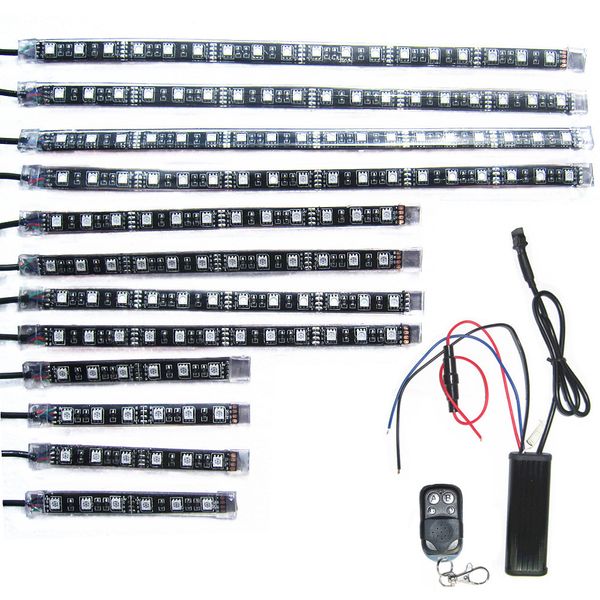 3 sizes 12 led strips 18 color rgb led knight rider light kit for motorcycle bike led lighitng
3 sizes 12 led strips 18 color rgb led knight rider light kit for motorcycle bike led lighitng