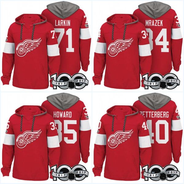 100th detroit red wings jerseys 71 dylan larkin 40 henrik zetterberg 35 jimmy howard 34 petr mrazek hoodies jerseys sweatshirts, Black;red
100th detroit red wings jerseys 71 dylan larkin 40 henrik zetterberg 35 jimmy howard 34 petr mrazek hoodies jerseys sweatshirts, Black;red