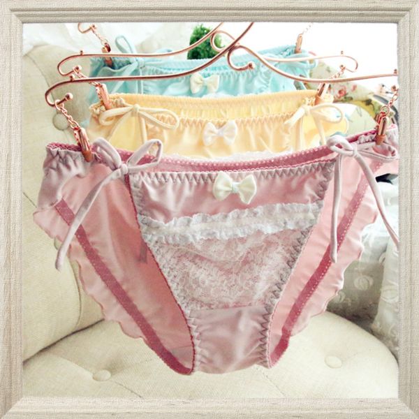 wholesale-selling women's underwear silk cotton side tie lady's bikini lace panties, Black;pink
wholesale-selling women's underwear silk cotton side tie lady's bikini lace panties, Black;pink