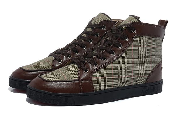 Черный конский хвостик Красный нижний кроссовки Luxury Designer High Top Skate Sneakers Мужская женская повседневная обувь Brand New Оптовая цена 36-46
Черный конский хвостик Красный нижний кроссовки Luxury Designer High Top Skate Sneakers Мужская женская повседневная обувь Brand New Оптовая цена 36-46