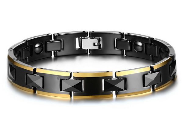 magnetic bracelet for men energy healthy black ceramics stainless steel chain fashion jewelry 10mm therapy balance and energy bracelet b874s
magnetic bracelet for men energy healthy black ceramics stainless steel chain fashion jewelry 10mm therapy balance and energy bracelet b874s