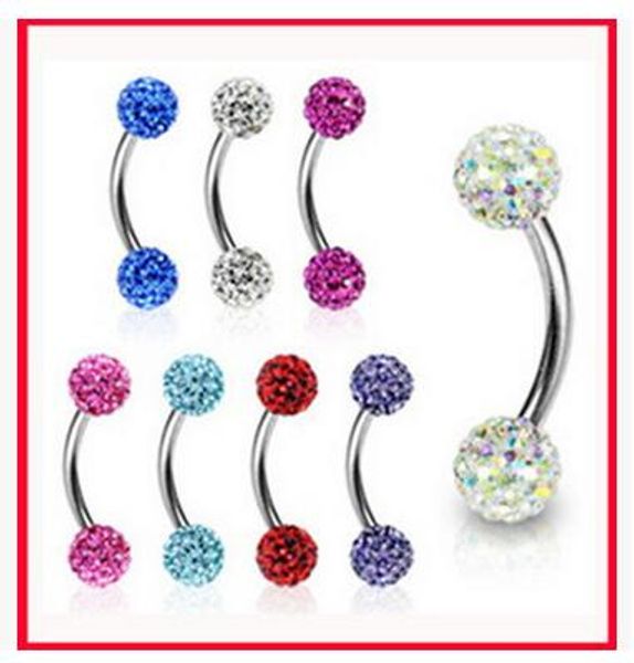 1.2*8*3/3 eyebrow ring body jewelry piercing jewelry fashion bending bar shambhala ball eyebrow nail ring lip ring nose ring tongue ring, Silver
1.2*8*3/3 eyebrow ring body jewelry piercing jewelry fashion bending bar shambhala ball eyebrow nail ring lip ring nose ring tongue ring, Silver