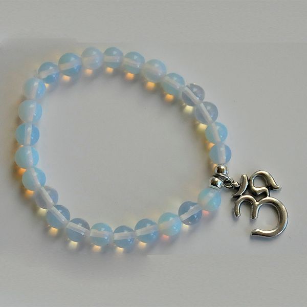 sn0190 fashion stone bracelet mala bracelet opalite natural clairvoyance vision intuition bracelet natural stone bracelet om yoga bracelet, Black
sn0190 fashion stone bracelet mala bracelet opalite natural clairvoyance vision intuition bracelet natural stone bracelet om yoga bracelet, Black