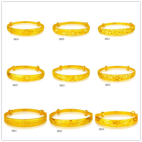 dragon and phoenix lotus twill yellow gold plated bangle 8 pieces mixed style gtkbh3,brand new high grade fashion women's 24k gold brac, Black
dragon and phoenix lotus twill yellow gold plated bangle 8 pieces mixed style gtkbh3,brand new high grade fashion women's 24k gold brac, Black