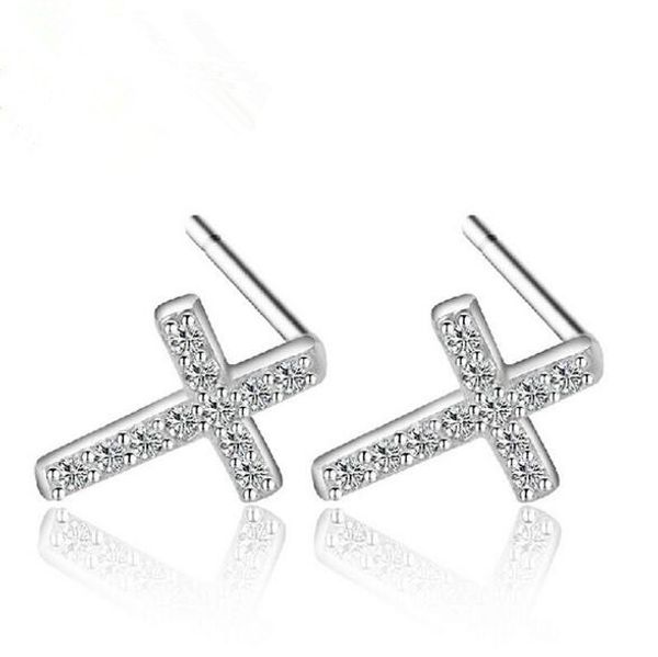 fashion women korean 925 sterling silver plated crystal zircon cross charm brand stud earrings jewelry ed080, Golden;silver
fashion women korean 925 sterling silver plated crystal zircon cross charm brand stud earrings jewelry ed080, Golden;silver