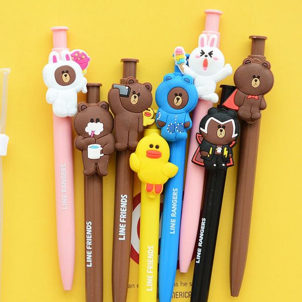 8 pcs/Lot Cute bear ballpoint pen Rilakkuma friends roller pens Blue ball point canetas escolar school supplies stationery 6216
8 pcs/Lot Cute bear ballpoint pen Rilakkuma friends roller pens Blue ball point canetas escolar school supplies stationery 6216