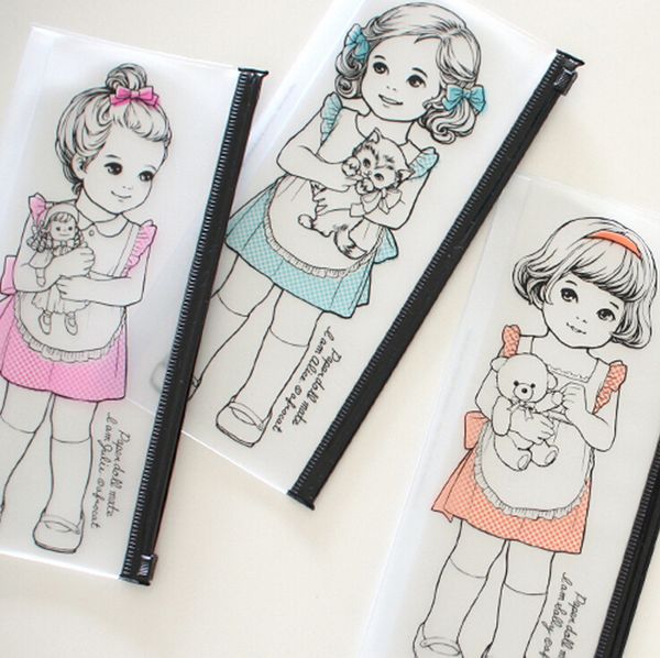 wholesale-i39 kawaii clear little doll girl pen bag pencil holder storage school supply stationery cosmetic makeup storage case phone bag
wholesale-i39 kawaii clear little doll girl pen bag pencil holder storage school supply stationery cosmetic makeup storage case phone bag