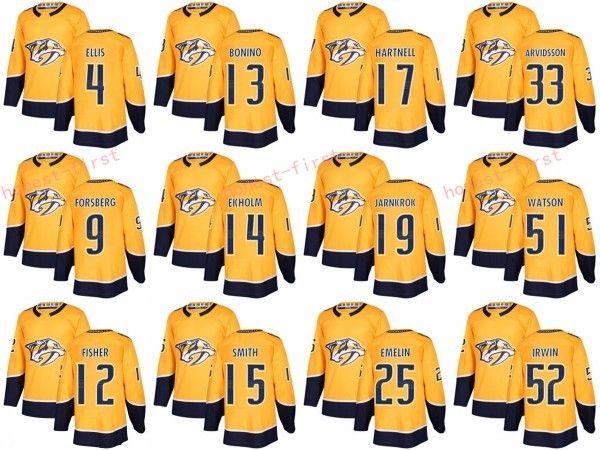 2018 new na hville predator jer ey 9 filip for berg 33 viktor arvid on 4 ryan elli 12 mike fi her 17 cott hartnell 51 au tin wat on yel
2018 new na hville predator jer ey 9 filip for berg 33 viktor arvid on 4 ryan elli 12 mike fi her 17 cott hartnell 51 au tin wat on yel