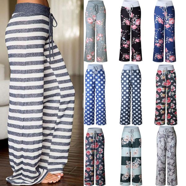 50pcs S-3XL Women Casual Fashion Flower Floral Print Drawstring Wide Leg Palazzo Full Long Pants Ladies Loose Pajama Trousers
50pcs S-3XL Women Casual Fashion Flower Floral Print Drawstring Wide Leg Palazzo Full Long Pants Ladies Loose Pajama Trousers