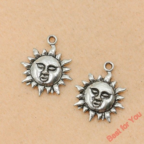 100pcs tibetan silver plated sun charm pendants for jewelry making handmade jewelry diy accessories 23x20mm jewelry making, Bronze;silver
100pcs tibetan silver plated sun charm pendants for jewelry making handmade jewelry diy accessories 23x20mm jewelry making, Bronze;silver