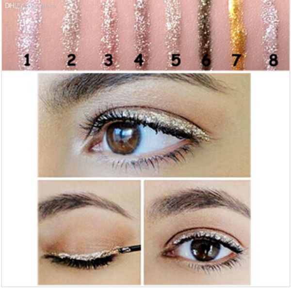 9 pcs shiny eye liner glitter beauty eye shadow liquid shining eyeliner bronzer gold shimmer lovest makeup maquiagem 
9 pcs shiny eye liner glitter beauty eye shadow liquid shining eyeliner bronzer gold shimmer lovest makeup maquiagem