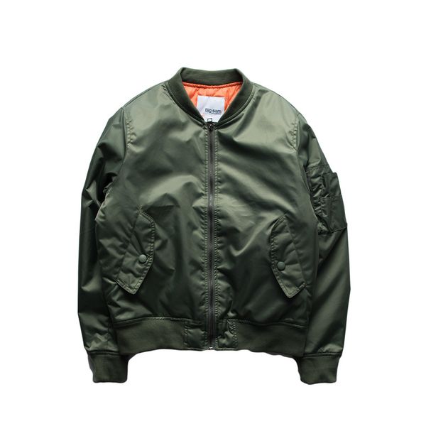 fall-new 2016 hip hop pilot jacket solid color big yards baseball uniform jacket couple varsity college bomber jacket men, Black;brown
fall-new 2016 hip hop pilot jacket solid color big yards baseball uniform jacket couple varsity college bomber jacket men, Black;brown