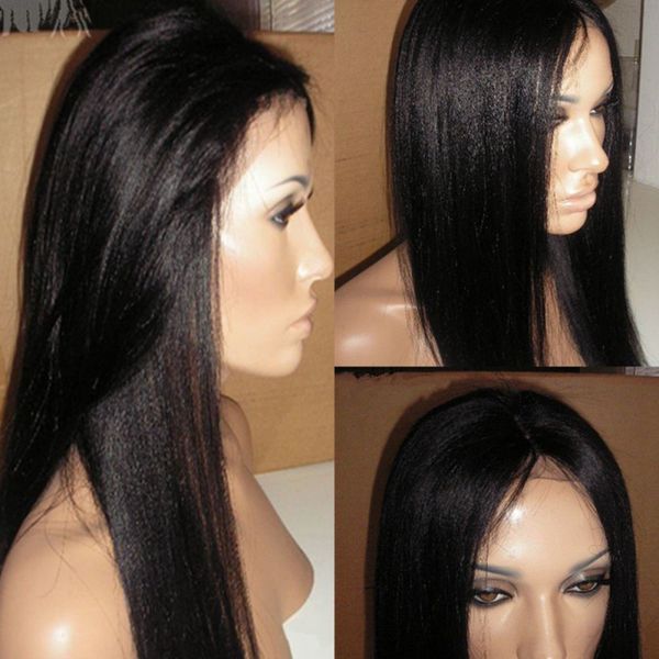 7a italian yaki glueless full lace human hair wigs for black women brazilian hair italian yaki lace front human hair wigs, Black;brown
7a italian yaki glueless full lace human hair wigs for black women brazilian hair italian yaki lace front human hair wigs, Black;brown