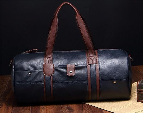 2017 High Quality Men Travel Bags Leather Duffle Bag Vintage Men Tote Shoulder Handbags Weekend Bags Large Big Bag
2017 High Quality Men Travel Bags Leather Duffle Bag Vintage Men Tote Shoulder Handbags Weekend Bags Large Big Bag