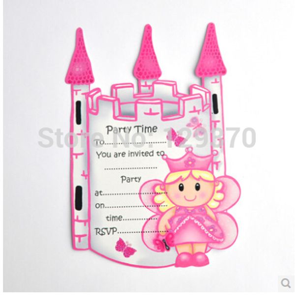 wholesale- 24pcs/lot princess series party invitation cards children's birthday invitation cards party decorations
wholesale- 24pcs/lot princess series party invitation cards children's birthday invitation cards party decorations