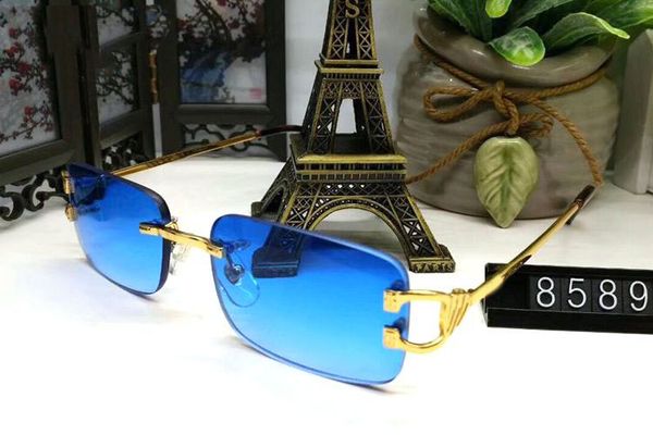 designer sun case eyeglass rimless frames optical sunglasses fashion brand box buffalo legs metal glasses with glasses and frame, White;black
designer sun case eyeglass rimless frames optical sunglasses fashion brand box buffalo legs metal glasses with glasses and frame, White;black