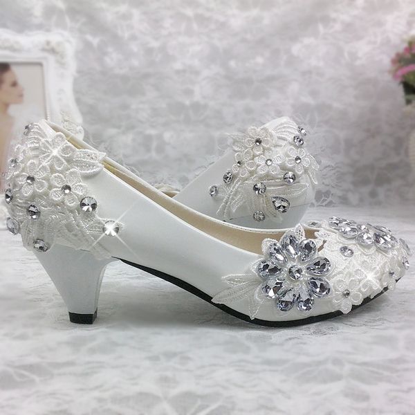 Lace Free Shipping White Wedding Shoes Princess Crystal Pearl Bride Shoes Bridemaid Shoes Low heel
Lace Free Shipping White Wedding Shoes Princess Crystal Pearl Bride Shoes Bridemaid Shoes Low heel