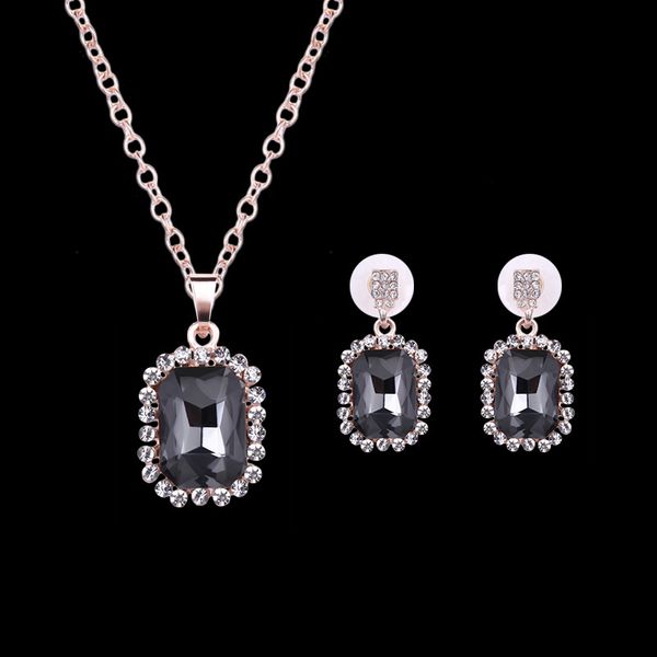earrings necklace jewelry set high grade luxury fashion women rhinestone 18k gold plated square party jewelry 2-piece set wholesale js270, Silver
earrings necklace jewelry set high grade luxury fashion women rhinestone 18k gold plated square party jewelry 2-piece set wholesale js270, Silver