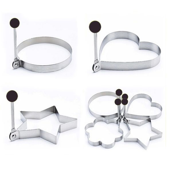 wholesale- best deal new 4pc/set thick stainless steel omelette mold control egg frying mold love flower round star molds
wholesale- best deal new 4pc/set thick stainless steel omelette mold control egg frying mold love flower round star molds
