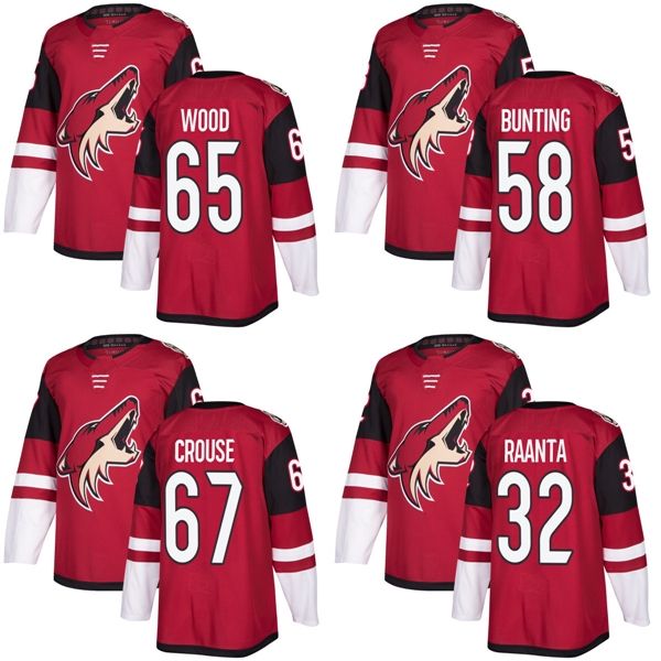 2017 new brand mens arizona coyotes 32 antti raanta 58 michael bunting 65 kyle wood 67 lawson crouse red ice hockey jerseys accept custom, Black;red
2017 new brand mens arizona coyotes 32 antti raanta 58 michael bunting 65 kyle wood 67 lawson crouse red ice hockey jerseys accept custom, Black;red