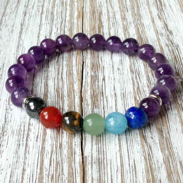 sn1056 fashion womens crown chakra bracelet yoga amethyst wrist mala beads bracelet trendy design yoga jewelry wholesale, Black
sn1056 fashion womens crown chakra bracelet yoga amethyst wrist mala beads bracelet trendy design yoga jewelry wholesale, Black