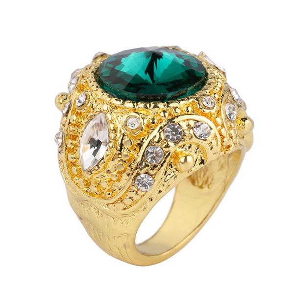 blue green red big gemstone rings luxury gold plating crown jewelry for men wedding ring brand new, Golden;silver
blue green red big gemstone rings luxury gold plating crown jewelry for men wedding ring brand new, Golden;silver