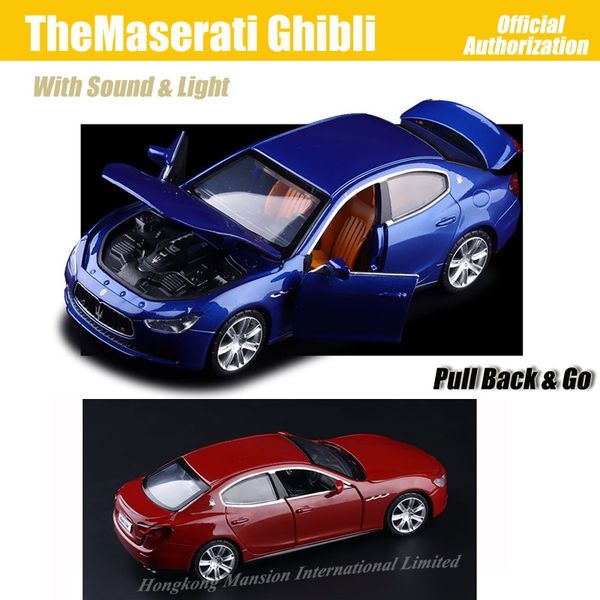 1:32 Scale Luxury Diecast Alloy Metal Super Sports Car Model For TheMaserati Ghibli Collection Model Pull Back Toys Car 
1:32 Scale Luxury Diecast Alloy Metal Super Sports Car Model For TheMaserati Ghibli Collection Model Pull Back Toys Car