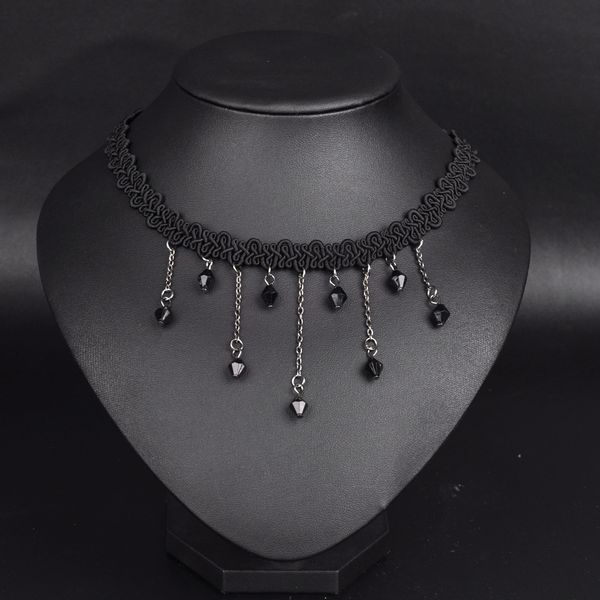 selling japanese retro velvet belt neck strap lace collar short chain necklace lolita punk clavicle chain necklaces, Silver
selling japanese retro velvet belt neck strap lace collar short chain necklace lolita punk clavicle chain necklaces, Silver