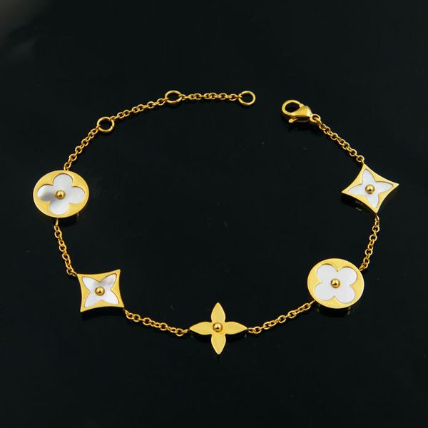 Top quality 316L stainless steel charm bracelet chain with white shell for women Brand jewelry free shipping PS5245A
Top quality 316L stainless steel charm bracelet chain with white shell for women Brand jewelry free shipping PS5245A