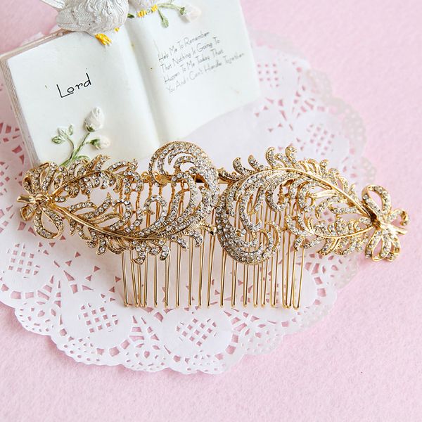 beijia gold rhinestone leaf hair comb for wedding women hair jewelry bridal accessories combs headwear, Slivery;golden
beijia gold rhinestone leaf hair comb for wedding women hair jewelry bridal accessories combs headwear, Slivery;golden