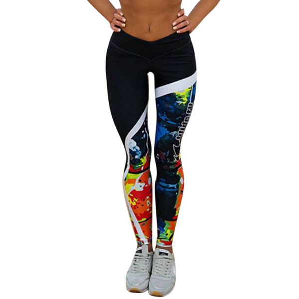wholesale- women 3d good elasticity printed fitness leggings exercise workout high waist pants stretch trousers s3, Black
wholesale- women 3d good elasticity printed fitness leggings exercise workout high waist pants stretch trousers s3, Black