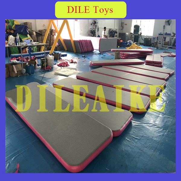 Door To Door 4x1x0.2m Inflatable Air Track Gym Air Mats Tumble Track For Sale
