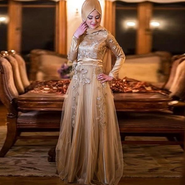 long sleeves high neck glod lace muslim tulle veil floor length evening dresses guest evening wear prom dress gowns formal cocktail party, Black;red
long sleeves high neck glod lace muslim tulle veil floor length evening dresses guest evening wear prom dress gowns formal cocktail party, Black;red