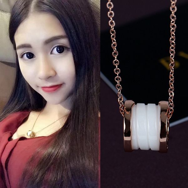 2018 new fashion necklaces, pendants, pendants, ceramic screw ms. all-match unique personality jewelry wholesale ing, Silver
2018 new fashion necklaces, pendants, pendants, ceramic screw ms. all-match unique personality jewelry wholesale ing, Silver