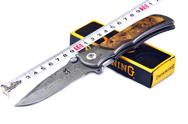 High Quality Browning 339 Pocket Folding Blade Knife Survival Knife 440C 57HRC Blade Folding Knife Camping Knives F716L
High Quality Browning 339 Pocket Folding Blade Knife Survival Knife 440C 57HRC Blade Folding Knife Camping Knives F716L