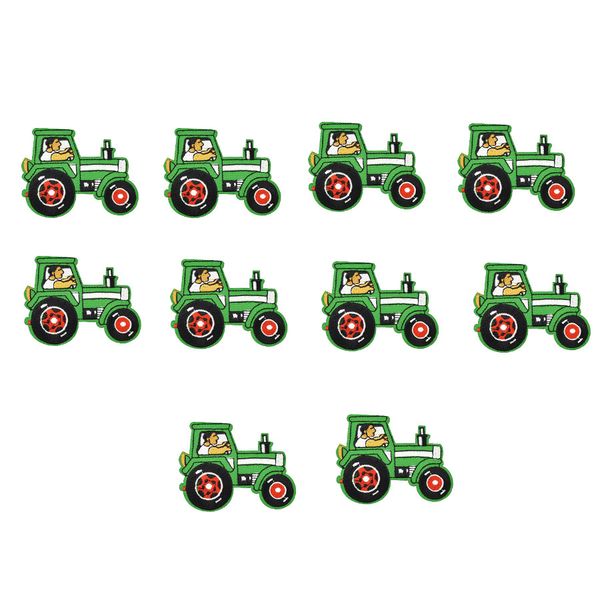 10pcs tractor embroidery patches for clothing iron patch for clothes applique sewing accessories stickers badge on cloth iron on patches diy, Black
10pcs tractor embroidery patches for clothing iron patch for clothes applique sewing accessories stickers badge on cloth iron on patches diy, Black