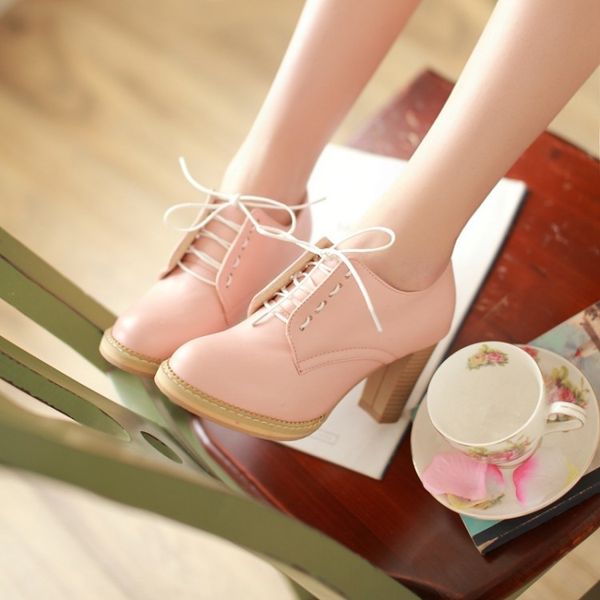rough documentary shoes 2016 new spring british style shoes korean lace pumps nude female student shoes, Black
rough documentary shoes 2016 new spring british style shoes korean lace pumps nude female student shoes, Black