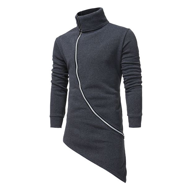 Hip Hop Cotton Men's Hooded Turtleneck Fleece Zipper Unregular Long Hoodie Sweatshirt Casual Hoodies Men Long Sleeve Mens Hoodie
Hip Hop Cotton Men's Hooded Turtleneck Fleece Zipper Unregular Long Hoodie Sweatshirt Casual Hoodies Men Long Sleeve Mens Hoodie