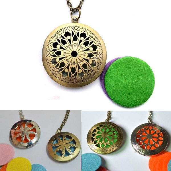 3 styles new aromatherapy locket essential diffuser oil locket necklace perfume locket long necklace including chain, Silver
3 styles new aromatherapy locket essential diffuser oil locket necklace perfume locket long necklace including chain, Silver