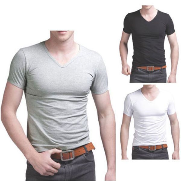 Wholesale-2016 fashion new style Men's Cotton Short Sleeve T-Shirt Tee Crew Neck Solid Plain Tshirt NEW
Wholesale-2016 fashion new style Men's Cotton Short Sleeve T-Shirt Tee Crew Neck Solid Plain Tshirt NEW
