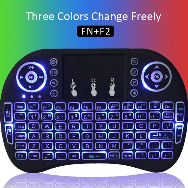 Portable Rii i8 Mini Wireless Keyboard Touchpad Game LED Backlight Fly Air Mouse Remote Control Handheld For Android TV Box S905W S912 MXQ
Portable Rii i8 Mini Wireless Keyboard Touchpad Game LED Backlight Fly Air Mouse Remote Control Handheld For Android TV Box S905W S912 MXQ