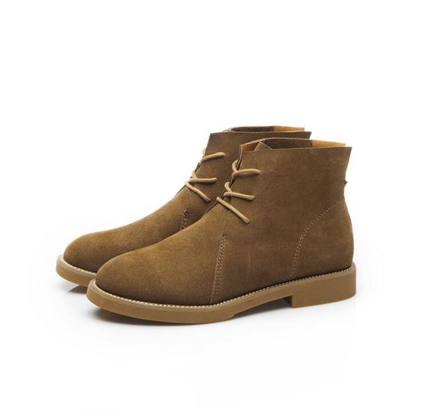 new women genuine leather boots vintage style flat booties soft cowhide women's shoes side lace up ankle boots zapatos mujer, Black
new women genuine leather boots vintage style flat booties soft cowhide women's shoes side lace up ankle boots zapatos mujer, Black