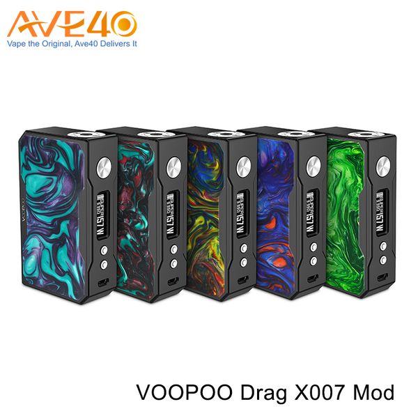 Оригинальный VOOPOO перетащите 157 Вт VW / TC черный смолы Box Mod Vape E сигареты мощность 18650 батареи
Оригинальный VOOPOO перетащите 157 Вт VW / TC черный смолы Box Mod Vape E сигареты мощность 18650 батареи
